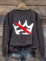 🔥Buy 3 Get 15% Off🔥Women's No Kings In America Printed Sweatshirt