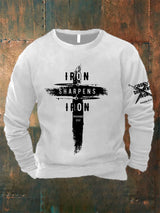 🔥Buy 3 Get 15% Off🔥Men's Iron Sharpens Iron Faith Sweatshirts