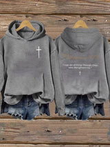 Women's   Philippians 4:13- Golden Rule Collection  Hoodie