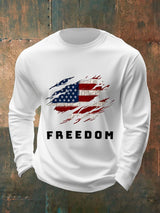 Men's Commemorative Print Crew Neck T-Shirt