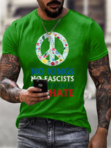 🔥Buy 3 Get 15% Off🔥Men's No Kings No Fascists Print T-Shirt