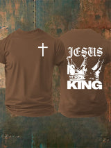 Men's  Jesus Is King Christian  T-Shirt