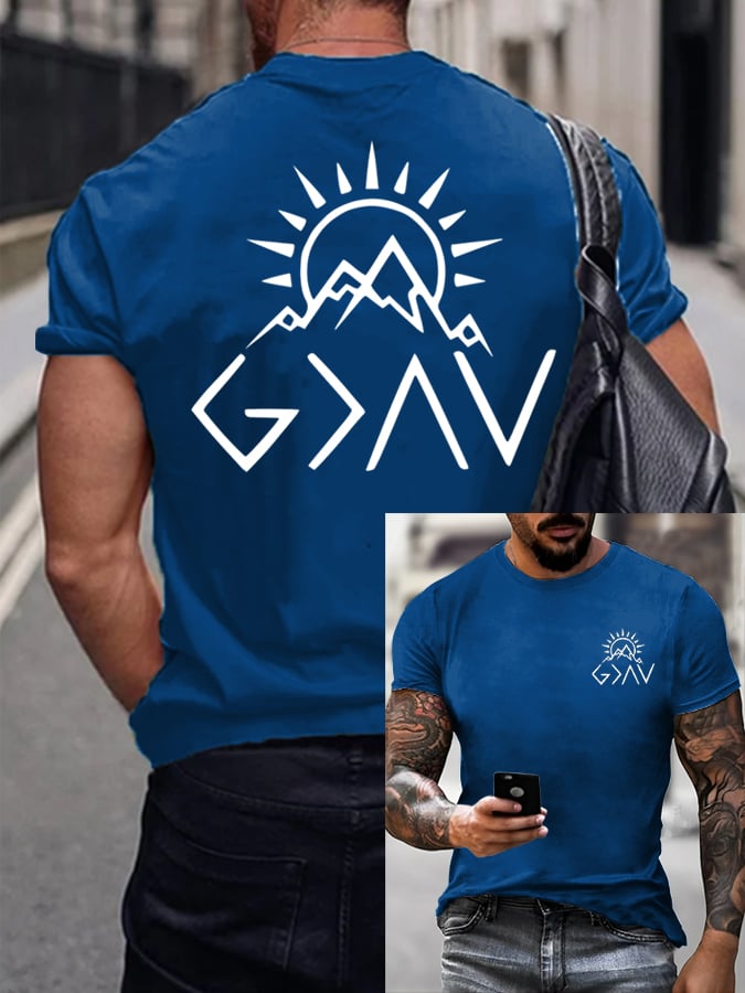 🔥Buy 3 Get 15% Off🔥Men's Faith  Printed Casual T-Shirt