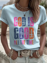 Women's Faith Printed Casual T-Shirt