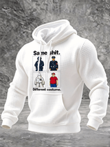 🔥Buy 3 Get 15% Off🔥Men's  Same shit Different costume Print Hoodie