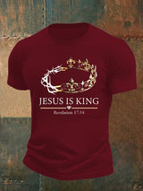 Men's  Jesus Is King Christian  T-Shirt