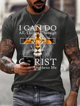 Men'S Casual Faith Short-Sleeved T-Shirt