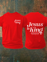 Men's  Jesus Is King Christian  T-Shirt