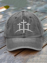 🔥Buy 3 Get 15% Off🔥Unisex Retro Faith Cross Print Hats