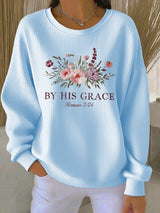 Women's By His Grace Print Sweatshirt
