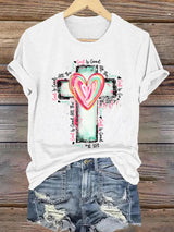 Women'S Casual Faith(God Is Good All The Time) T-Shirt