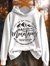 Women's Faith Print Hoodie
