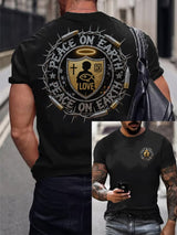 Men'S Casual Faith Short-Sleeved T-Shirt