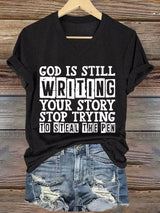 Women'S Casual Faith Short Sleeve T-Shirt