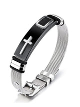 (Unisex) Religious Cross Adjustable Bracelet Popular Fashion Couple Bracelet Jewelry