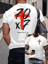 Men's Casual Printed Short-Sleeve T-Shirt