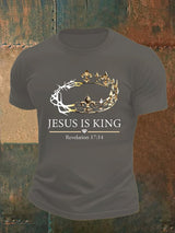 Men's  Jesus Is King Christian  T-Shirt