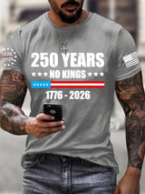 🔥Buy 3 Get 15% Off🔥Men's No Kings In America Print T-shirt
