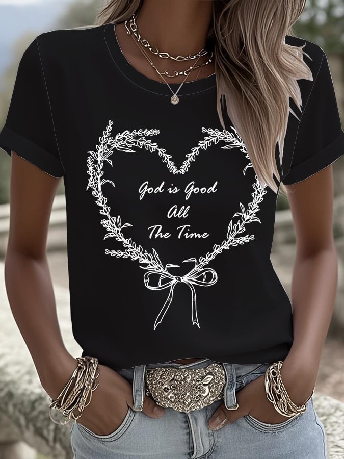 Women's God Is Good All The Time T-Shirt