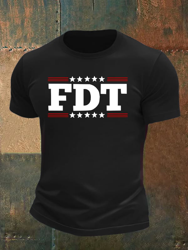 🔥Buy 3 Get 15% Off🔥Men's  FDT Print  T-Shirt