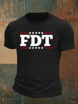 🔥Buy 3 Get 15% Off🔥Men's  FDT Print  T-Shirt