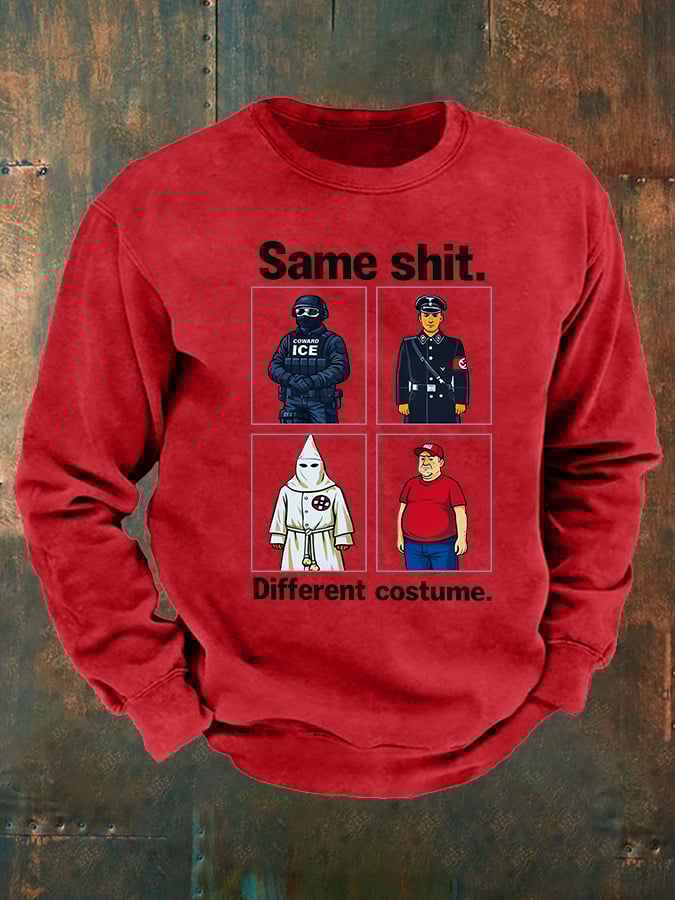 🔥Buy 3 Get 15% Off🔥Men's  Same shit Different costume  Print  Sweatshirt