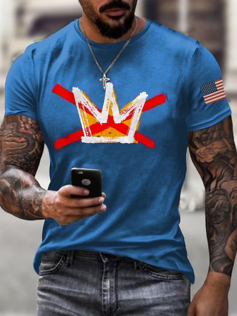 🔥Buy 3 Get 15% Off🔥Men's Casual Reject King T-Shirt
