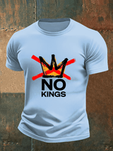 🔥Buy 3 Get 15% Off🔥Men's no kings in America print  T-Shirt