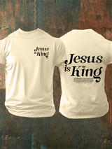 Men's  Jesus Is King Christian  T-Shirt