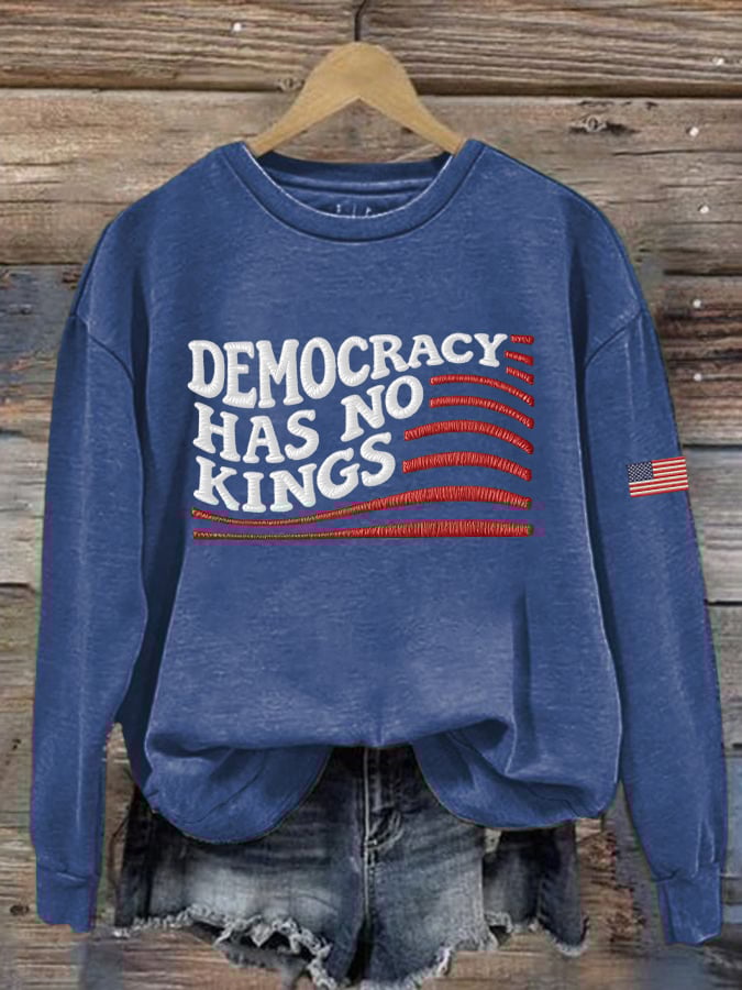 🔥Buy 3 Get 15% Off🔥Women's FDT Printed Long-Sleeve Sweatshirt