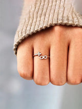 Simple And Stylish Lucky Cross Ring (Adjustable)