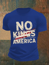 🔥Buy 3 Get 15% Off🔥Men's no kings in America print  T-Shirt