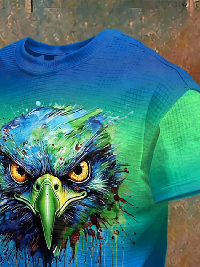 Men's Football Print Short-Sleeve T-Shirt