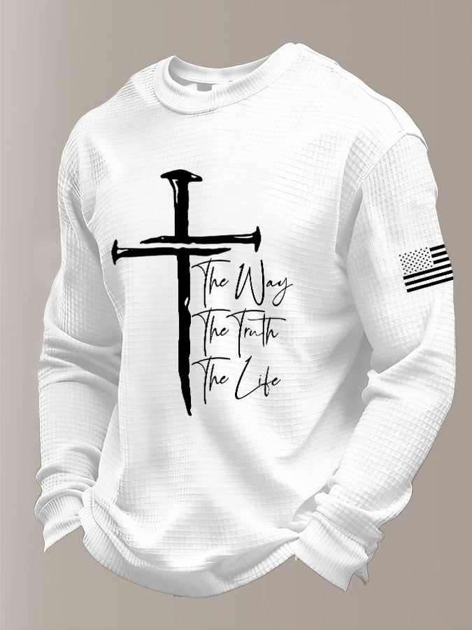 Men's Faith Print Waffle T-Shirt