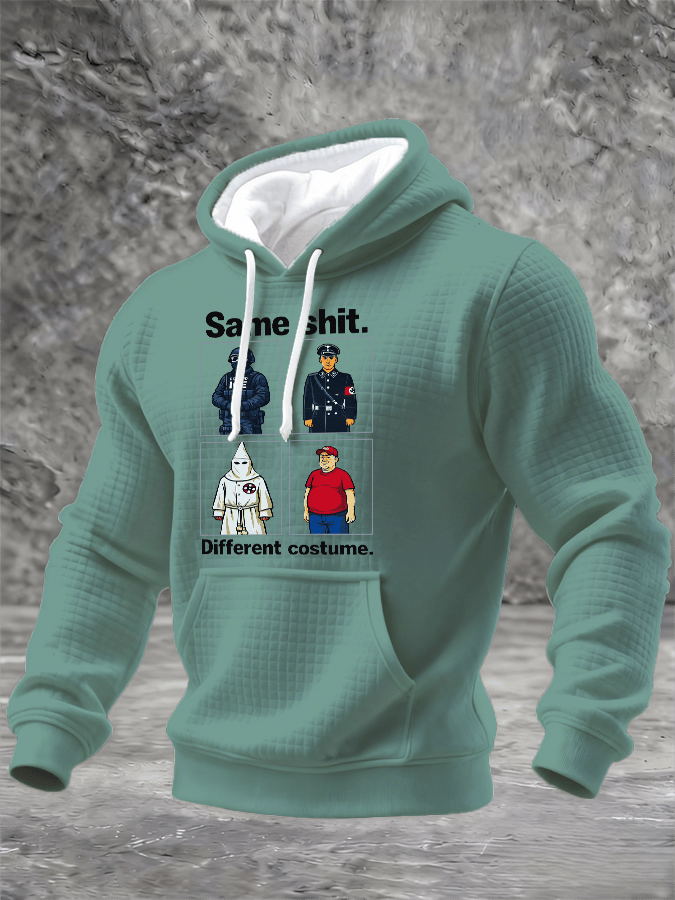 🔥Buy 3 Get 15% Off🔥Men's  Same shit Different costume Print Hoodie