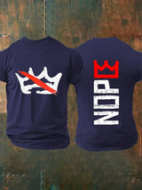 🔥Buy 3 Get 15% Off🔥Men's Nope, No Kings In America Print T-shirt