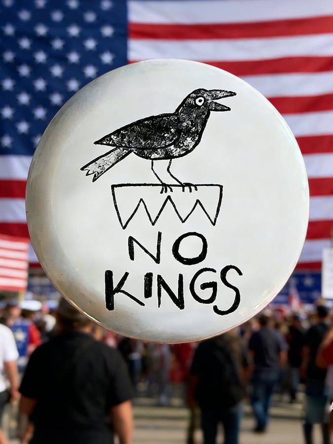 🔥Buy 3 Get 15% Off🔥No Kings Brooch