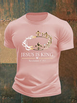 Men's  Jesus Is King Christian  T-Shirt