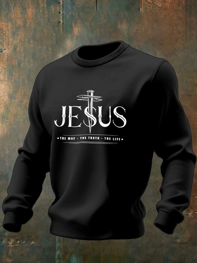 Men's Faith Crew Neck Sweatshirt