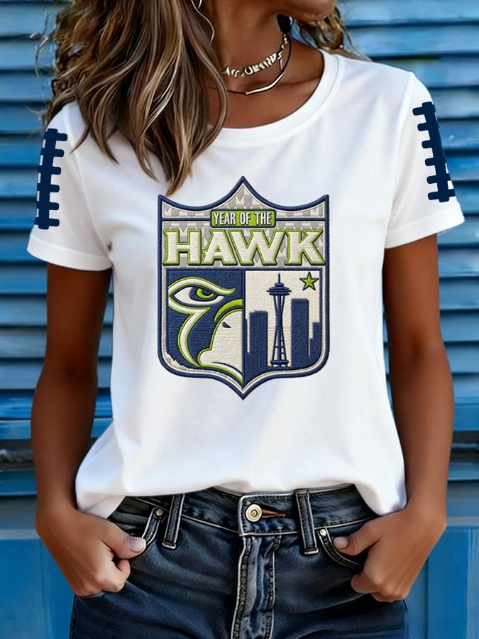Women's Football Print T-shirt