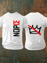 🔥Buy 3 Get 15% Off🔥Men's Nope, No Kings In America Print T-shirt