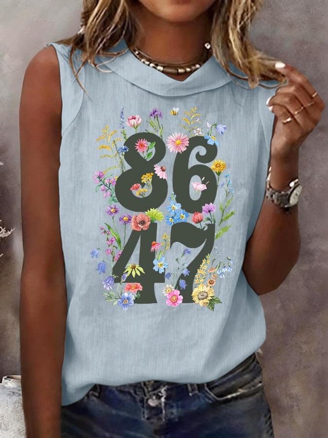 🔥Buy 3 Get 15% Off🔥Vintage FDT 86 47 Floral Boho Tops Tank