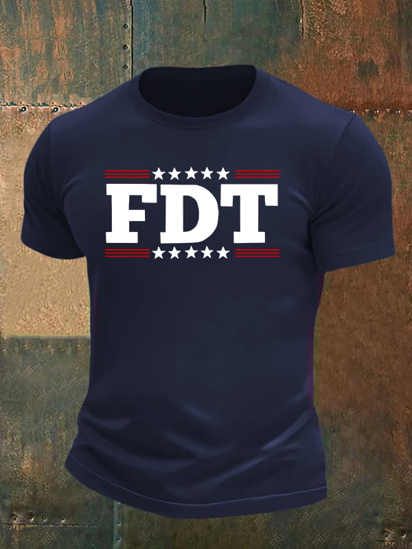 🔥Buy 3 Get 15% Off🔥Men's  FDT Print  T-Shirt