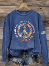 🔥Buy 3 Get 15% Off🔥Women's FDT Printed Long-Sleeve Sweatshirt