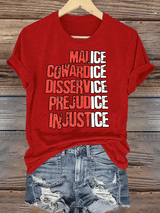 Women's  Justice For Her  T-Shirt