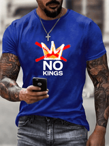 🔥Buy 3 Get 15% Off🔥Men's No Kings in America print T-Shirt