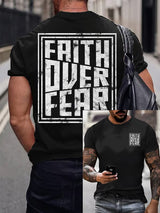 Men's  Faith Overcomes Fear T-shirt