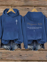 Women's   Philippians 4:13- Golden Rule Collection  Hoodie