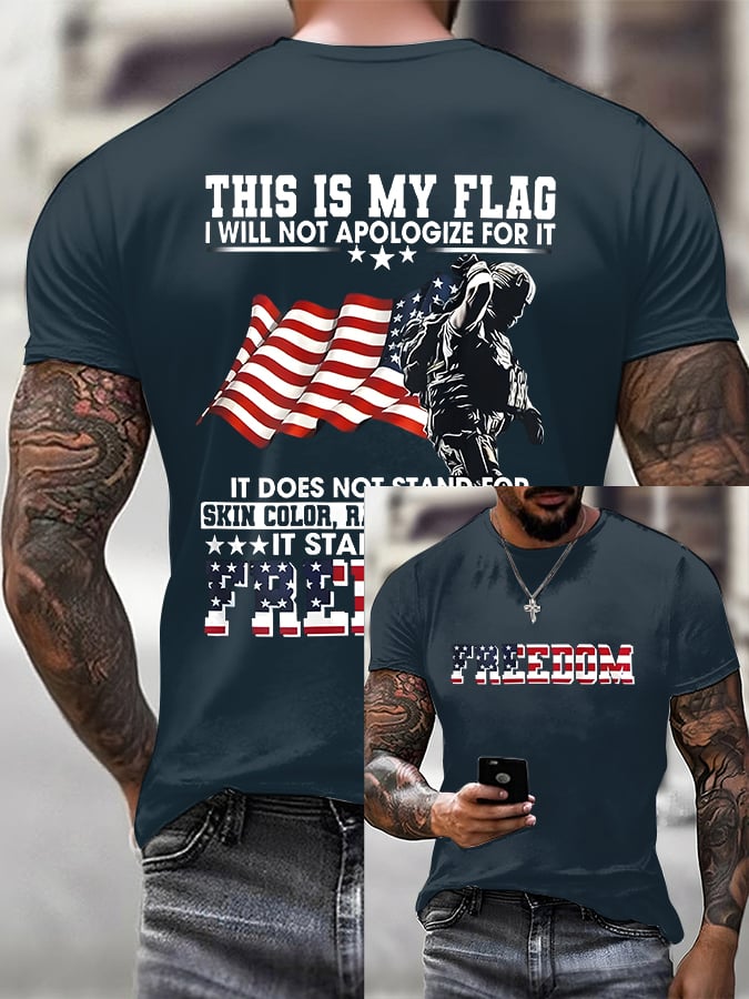 Men'S Casual Faith Print T-Shirt