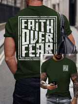 Men's  Faith Overcomes Fear T-shirt